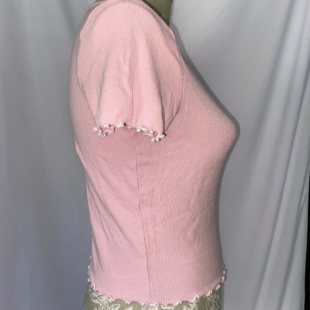 Pink Crop Top - Picture 3 of 4